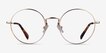 Jonah Gold TitaniumEyeglass Frames from EyeBuyDirect, Front View