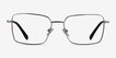 Caspian Silver TitaniumEyeglass Frames from EyeBuyDirect, Front View