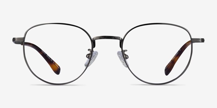 Scottie Gunmetal Titanium Eyeglass Frames from EyeBuyDirect