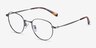 Scottie Gunmetal TitaniumEyeglass Frames from EyeBuyDirect, Angle View