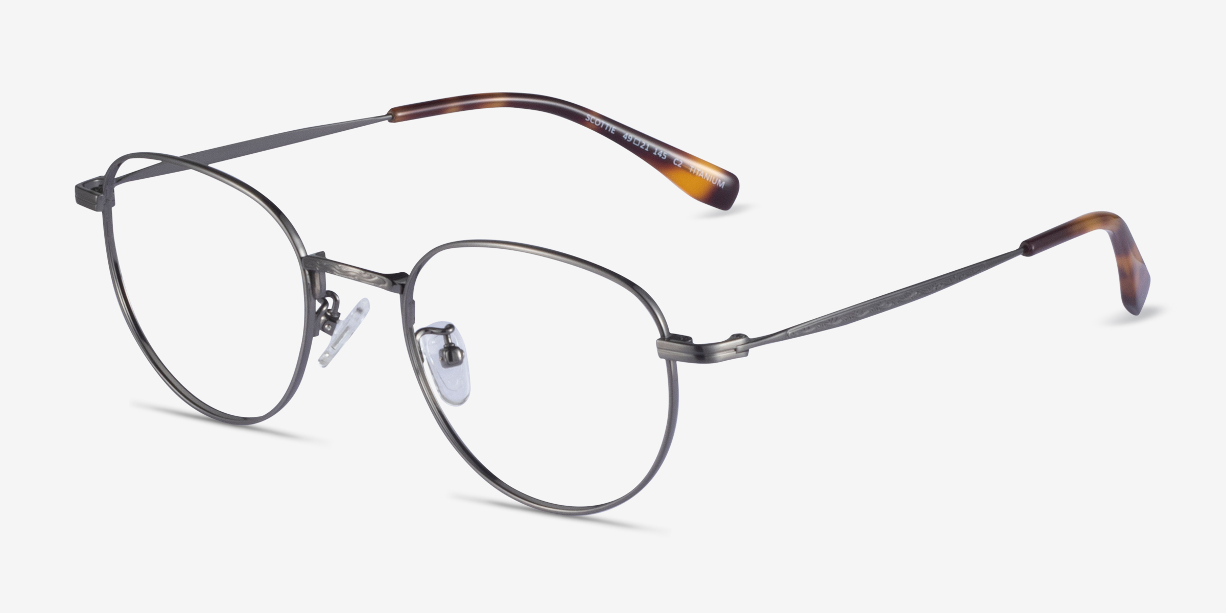 Scottie Round Gunmetal Full Rim Eyeglasses | Eyebuydirect