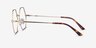 Esto Gold TitaniumEyeglass Frames from EyeBuyDirect, Side View