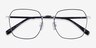 Cassel Black Silver TitaniumEyeglass Frames from EyeBuyDirect, Closed View