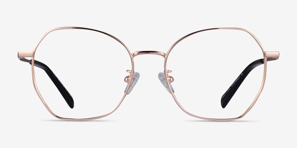 Anissa Rose Gold Titanium Eyeglass Frames