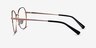 Anissa Rose Gold TitaniumEyeglass Frames from EyeBuyDirect, Side View