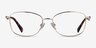 Dianele Gold TitaniumEyeglass Frames from EyeBuyDirect, Front View