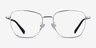 Paolo Gunmetal TitaniumEyeglass Frames from EyeBuyDirect, Front View