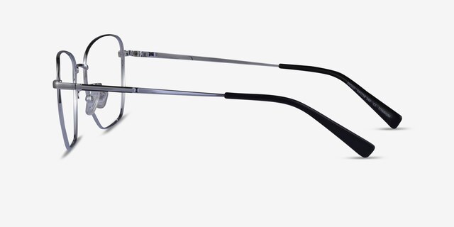 Paolo Gunmetal TitaniumEyeglass Frames from EyeBuyDirect, Side View