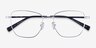 Paolo Gunmetal TitaniumEyeglass Frames from EyeBuyDirect, Closed View