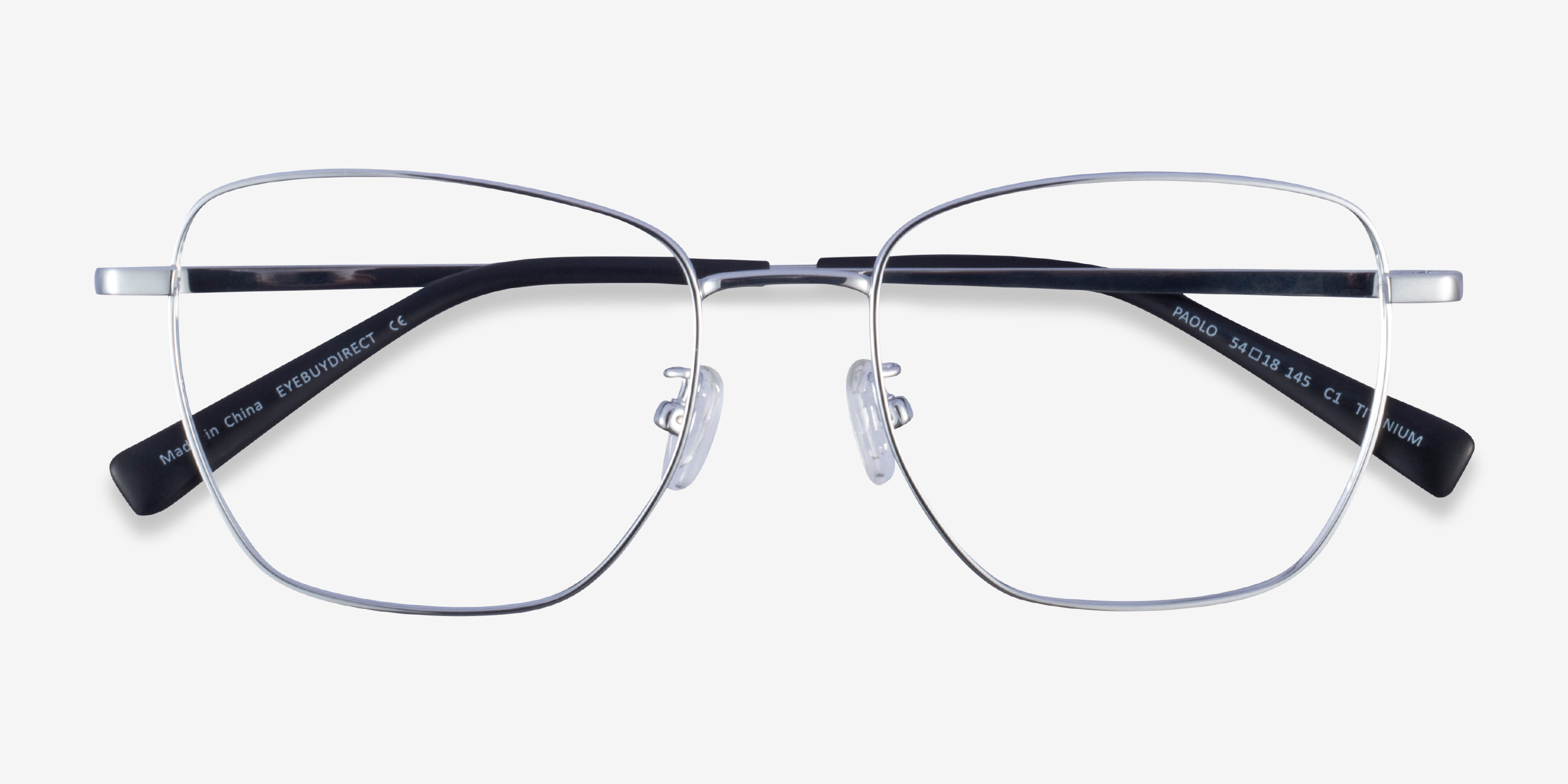 Paolo Square Gunmetal Glasses For Men Eyebuydirect Canada 