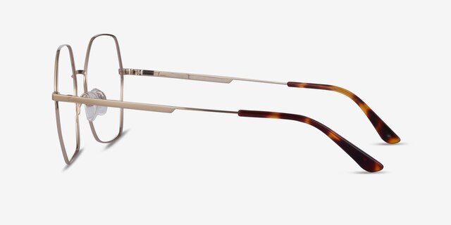 Elixir Gold TitaniumEyeglass Frames from EyeBuyDirect, Side View