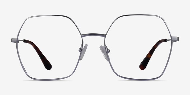 Elixir Silver TitaniumEyeglass Frames from EyeBuyDirect, Front View