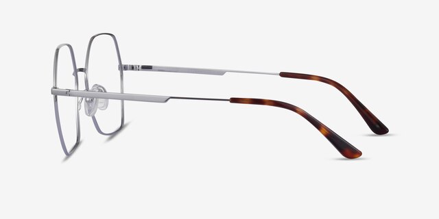 Elixir Silver TitaniumEyeglass Frames from EyeBuyDirect, Side View