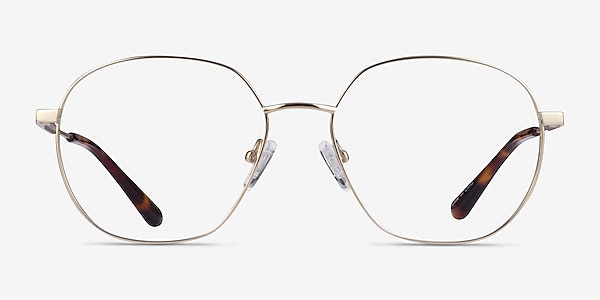 Diana Gold Titanium Eyeglass Frames