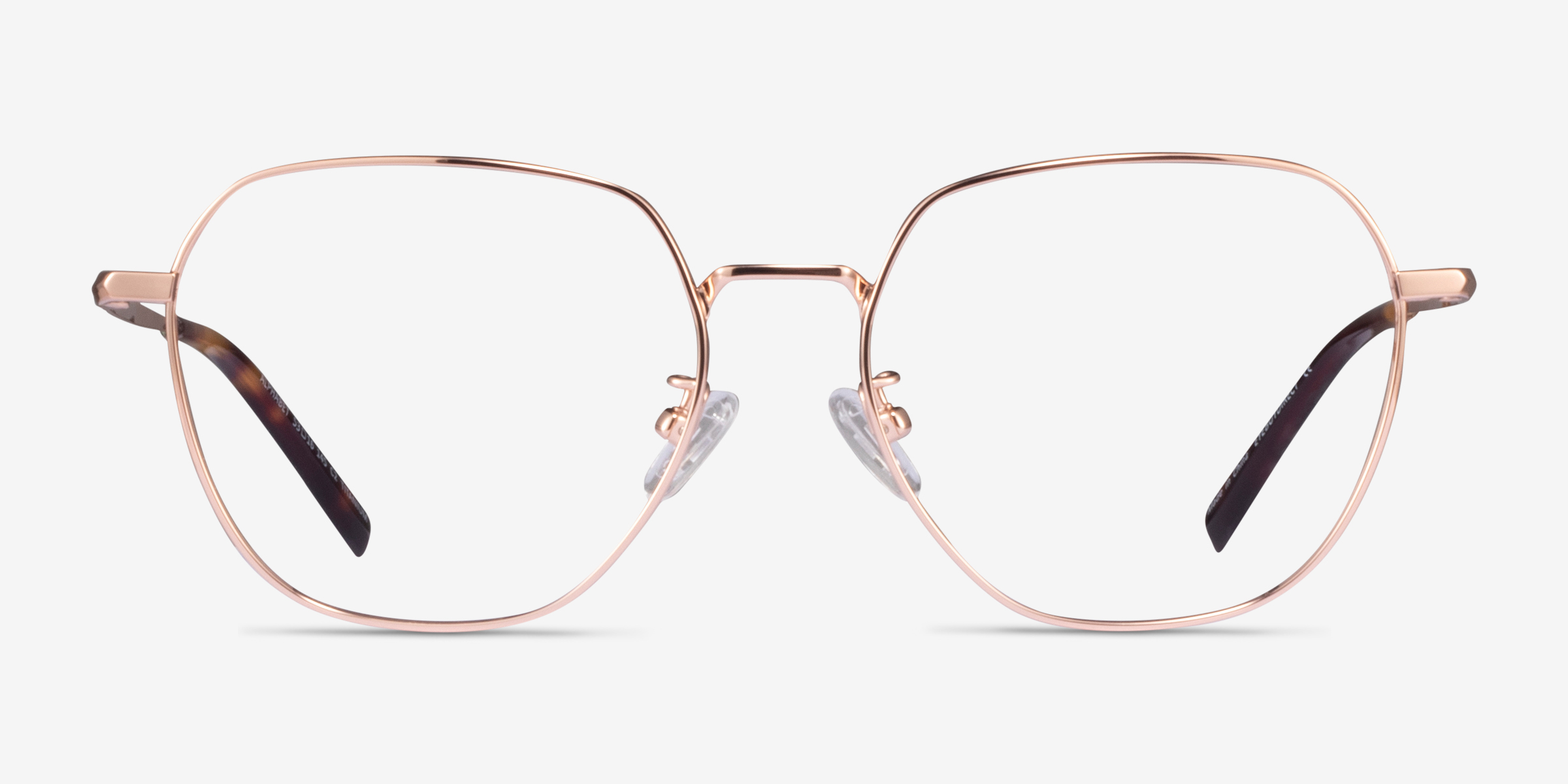 Alphabet Geometric Rose Gold Full Rim Eyeglasses Eyebuydirect 2880