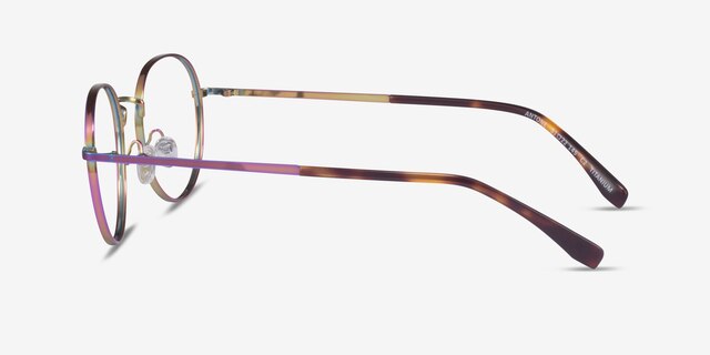 Antone Rainbow TitaniumEyeglass Frames from EyeBuyDirect, Side View
