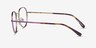 Antone Rainbow TitaniumEyeglass Frames from EyeBuyDirect, Side View