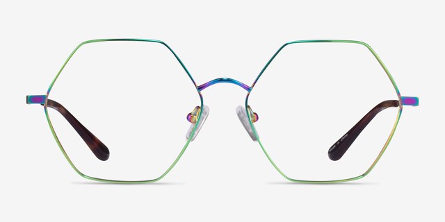 Esto Rainbow TitaniumEyeglass Frames from EyeBuyDirect, Front View