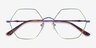 Esto Rainbow TitaniumEyeglass Frames from EyeBuyDirect, Closed View