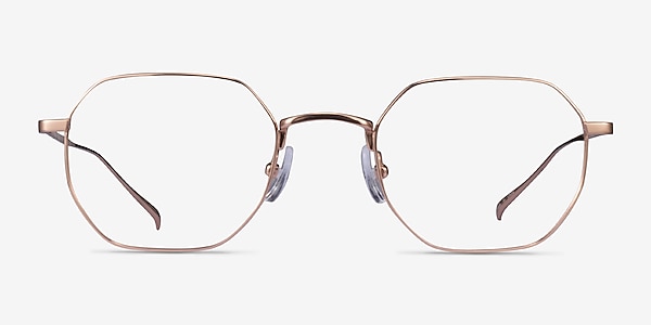 Virgil Rose Gold Titanium Eyeglass Frames