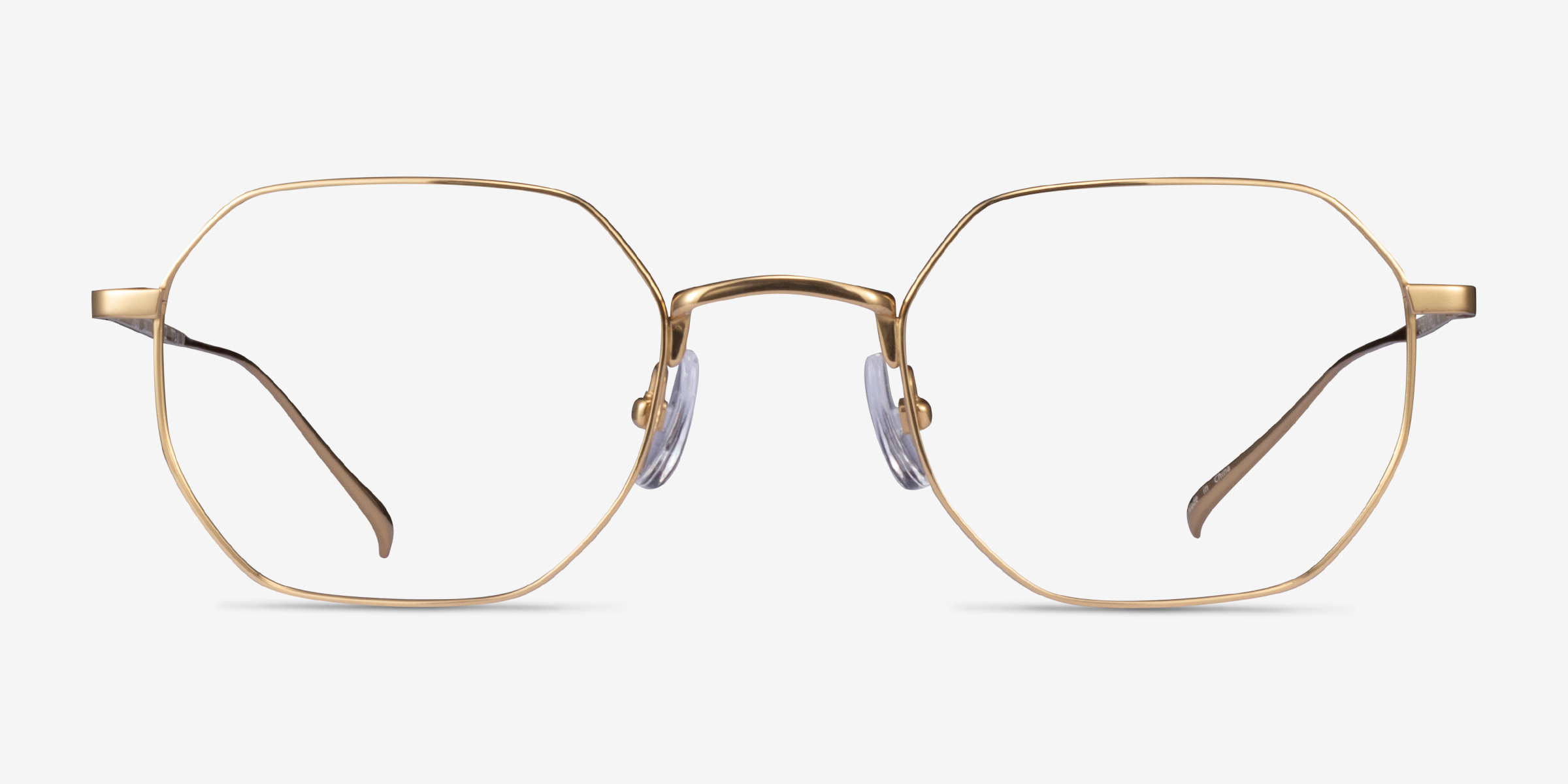 Virgil Geometric Gold Full Rim Eyeglasses Eyebuydirect