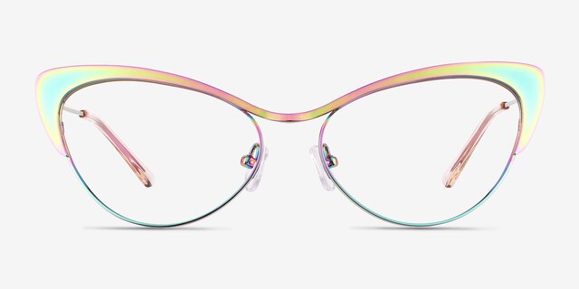 Valerie Rainbow TitaniumEyeglass Frames from EyeBuyDirect, Front View