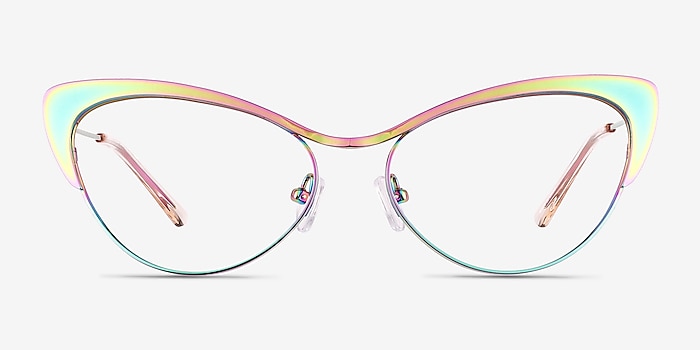 Valerie Rainbow Titanium Eyeglass Frames from EyeBuyDirect
