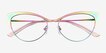 Valerie Rainbow TitaniumEyeglass Frames from EyeBuyDirect, Closed View
