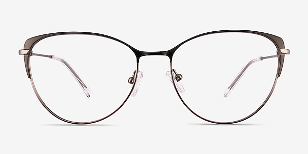 Atlas Shiny Black Titanium Eyeglass Frames