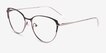 Atlas Shiny Black TitaniumEyeglass Frames from EyeBuyDirect, Angle View