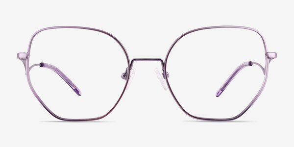 Leo Semi Lavender Titane Montures de lunettes de vue