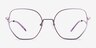 Leo Semi Lavender TitaniumEyeglass Frames from EyeBuyDirect, Front View