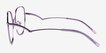 Leo Semi Lavender TitaniumEyeglass Frames from EyeBuyDirect, Side View