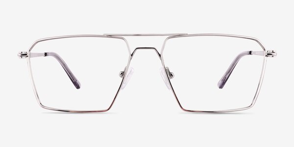Boreas Shiny Silver Titane Montures de lunettes de vue