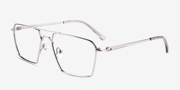 Shiny Silver Boreas -  Titanium Eyeglasses