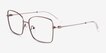 Typhon Matte Silver TitaniumEyeglass Frames from EyeBuyDirect, Angle View