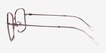 Typhon Matte Silver TitaniumEyeglass Frames from EyeBuyDirect, Side View