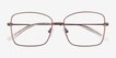 Typhon Matte Silver TitaniumEyeglass Frames from EyeBuyDirect, Closed View