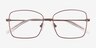 Typhon Matte Silver TitaniumEyeglass Frames from EyeBuyDirect, Closed View