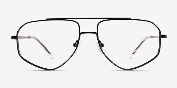 Hercules Shiny Black Titane Montures de lunettes de vue