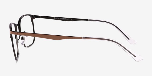 Notus Shiny Copper TitaniumMontures de lunettes de vue d'EyeBuyDirect, Vue de Côté