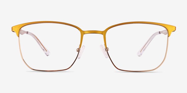 Notus Shiny Gold Titanium Eyeglass Frames