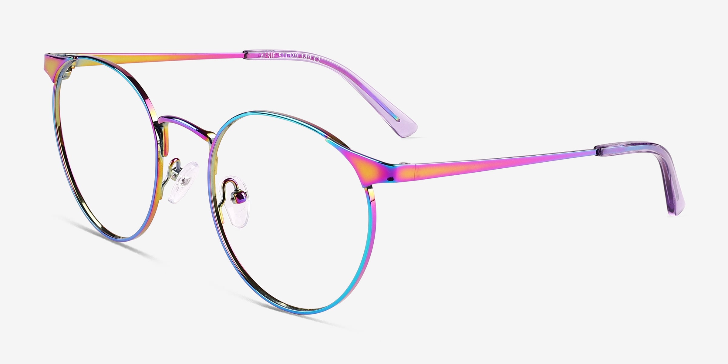 Alsie - Rond Arc-en-ciel Monture Lunettes de vue | Eyebuydirect Canada