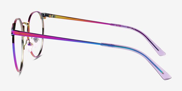 Alsie Rainbow TitaniumEyeglass Frames from EyeBuyDirect, Side View