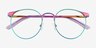 Alsie Rainbow TitaniumEyeglass Frames from EyeBuyDirect, Closed View