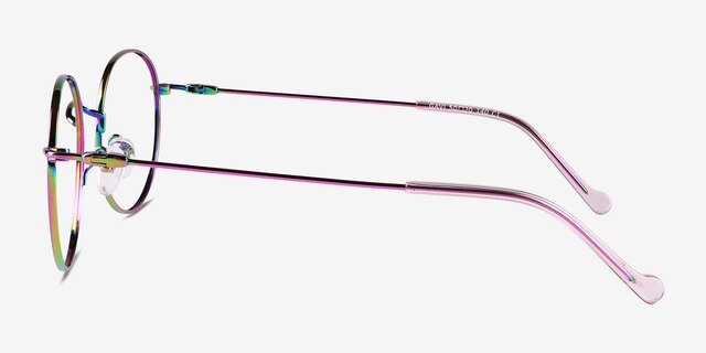 Gavi Rainbow TitaniumEyeglass Frames from EyeBuyDirect, Side View