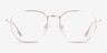 Lumi Gold TitaniumEyeglass Frames from EyeBuyDirect, Front View