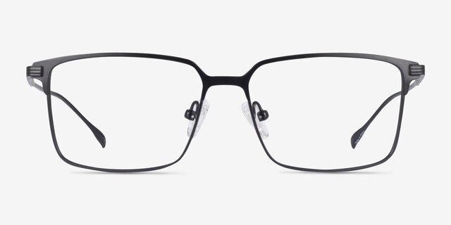 Nano Black TitaniumEyeglass Frames from EyeBuyDirect, Front View
