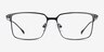 Nano Black TitaniumEyeglass Frames from EyeBuyDirect, Front View