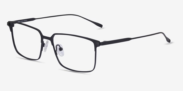 Nano Black TitaniumEyeglass Frames from EyeBuyDirect, Angle View